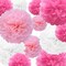 Tissue Paper Pompoms(pink, red)13.35 x 5.51 x 1.54 inches; 8.78 ounces